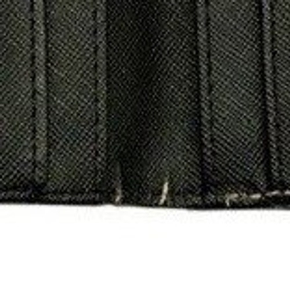 Michael Kors Black Pebbled Leather Continental Wallet Contrast Stitching Logo - Picture 2 of 9